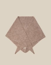 Flic Floral Embroidered Triangle Scarf, , large