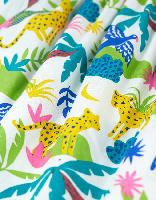 Frugi Jungle Print Dress, Multi (MULTI), large