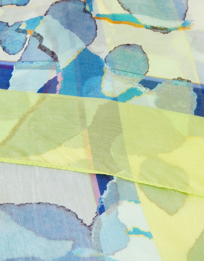 Abstract Silk Scarf, , large