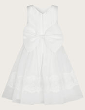 Alovette Lace Communion Dress, White (WHITE), large