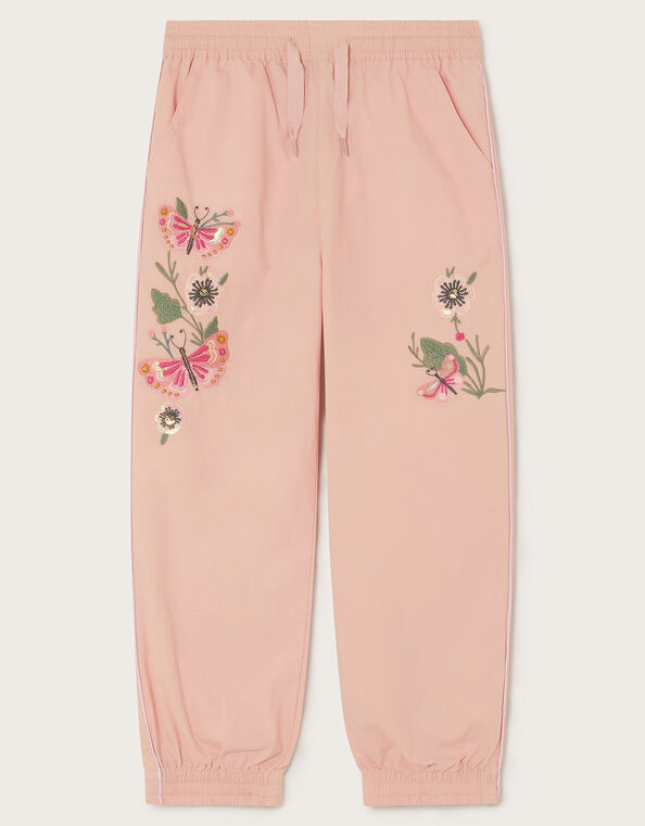 Embroidered Cargo Pants, Pink (PALE PINK), large
