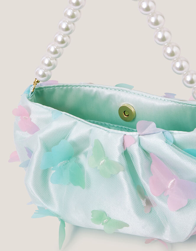 Ombre Butterfly Mini Pouch Bag, , large