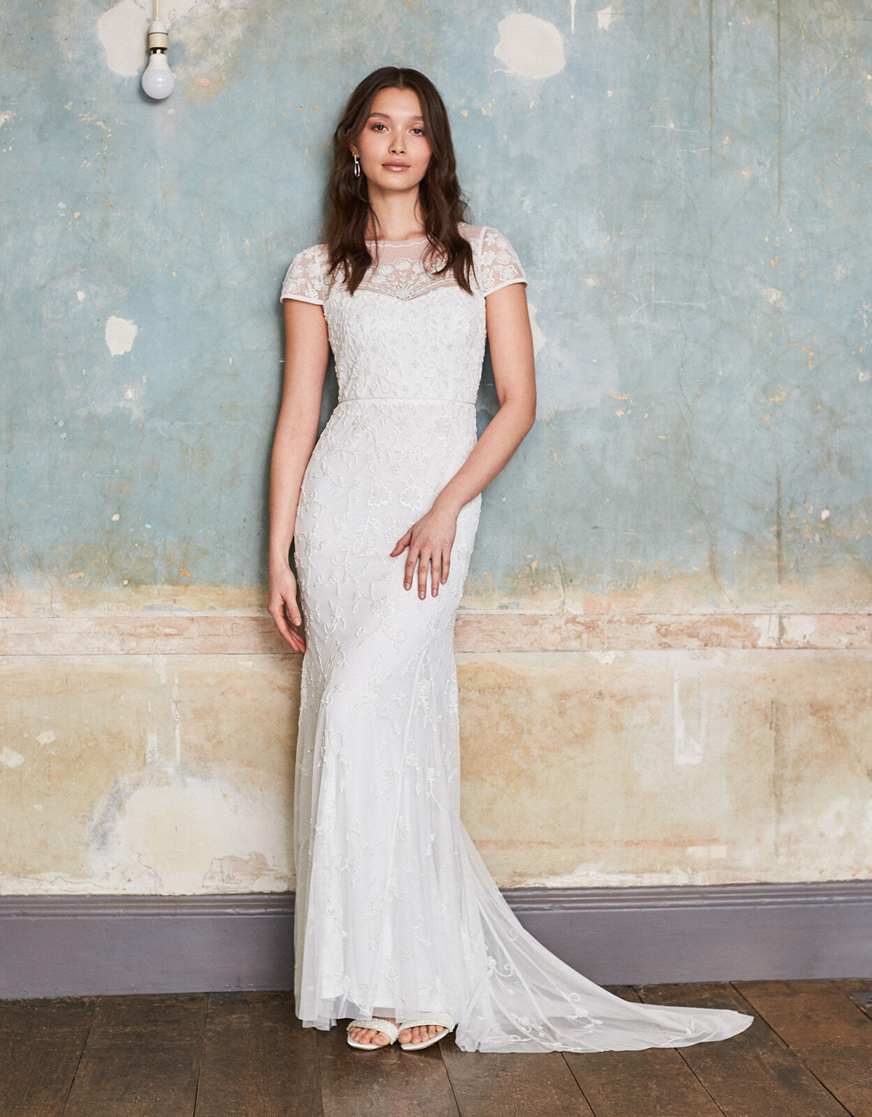Monsoon beaded wedding dress sale