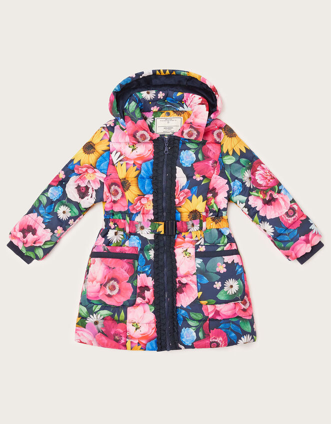 Floral Printed Padded Coat, Multi (MULTI), large