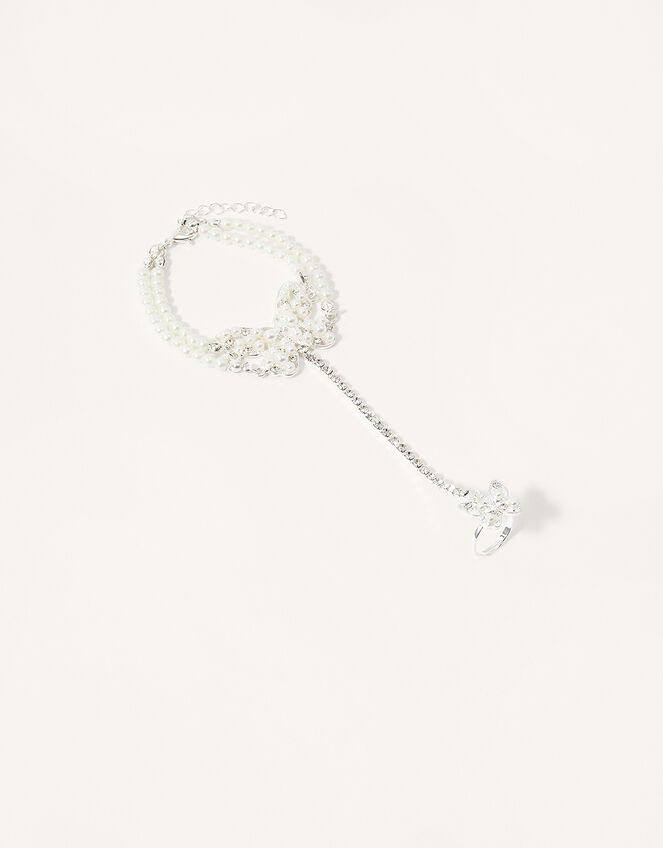 Butterfly Linked Bracelet and Ring Set, , large