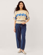 Safi Shell Knit Jumper, Ivory (IVORY), large