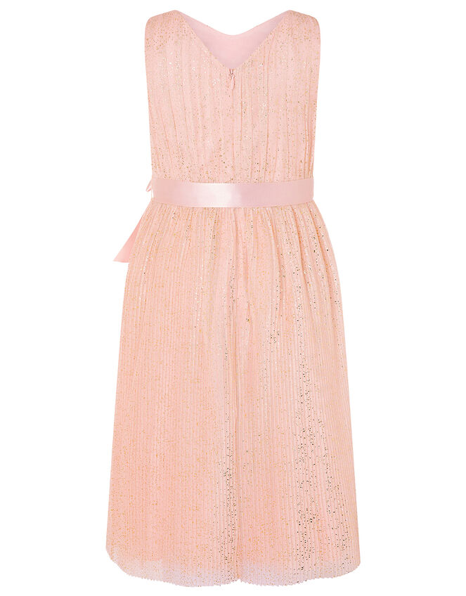 Glitter Tulle Wrap Dress, Pink (PINK), large