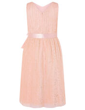 Glitter Tulle Wrap Dress, Pink (PINK), large