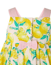 Newborn Baby Leonie Lemon Dress in Organic Cotton, Pink (PINK), large