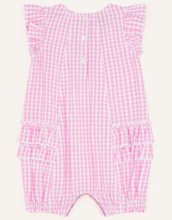 Baby Ruffle Side Romper, Pink (PINK), large
