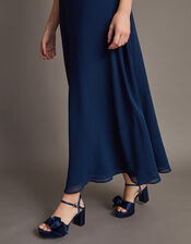 Diana Lace Shorter Length Maxi Dress, Blue (NAVY), large