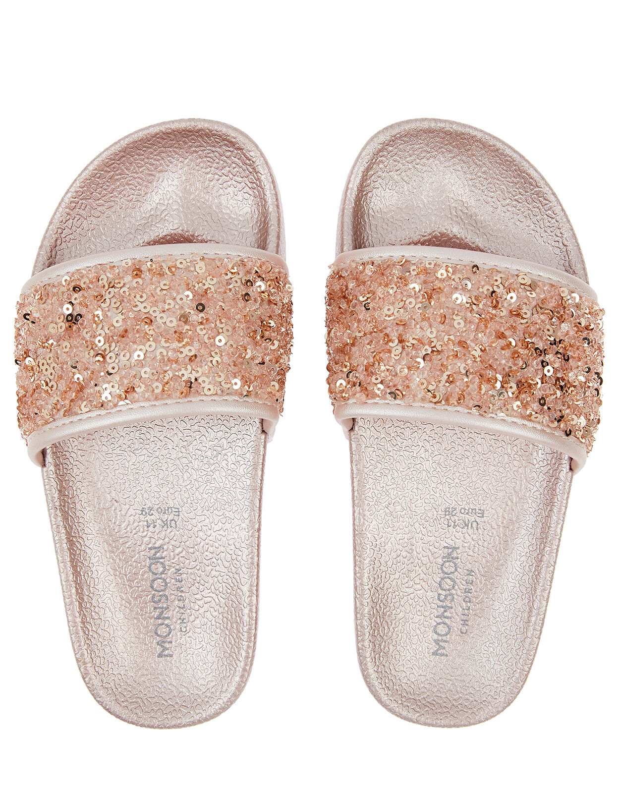 Dazzle Sequin Sliders Pink