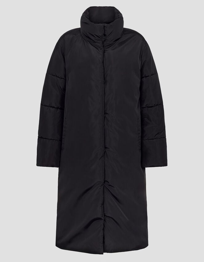 Poppy High Neck Puffer Coat, Black (BLACK), large