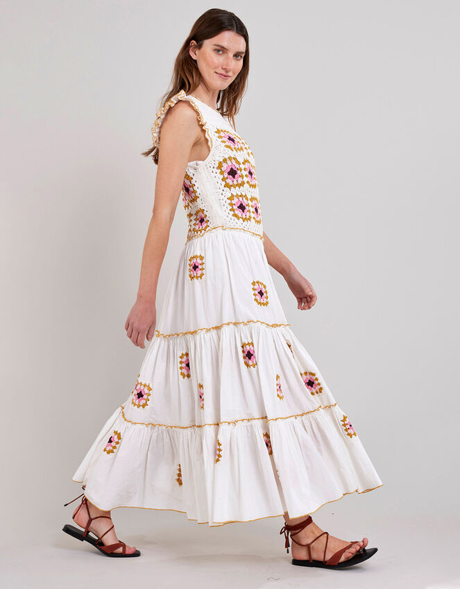 East Billie Dress, White (WHITE), large
