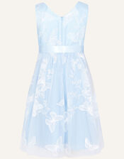Bridget 3D Butterfly Dress, Blue (BLUE), large
