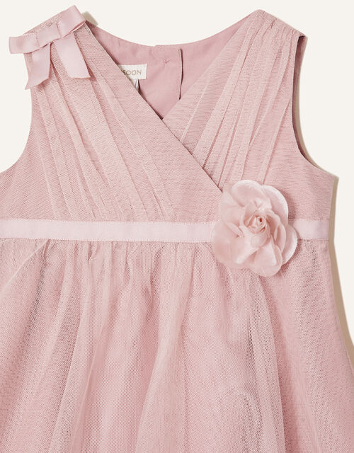 Baby Corsage Wrap Dress Pink Baby Girl Dresses Monsoon Global
