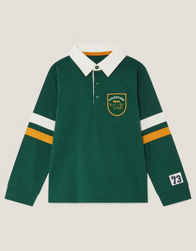 Adventure Logo Polo Shirt, Green (GREEN), large