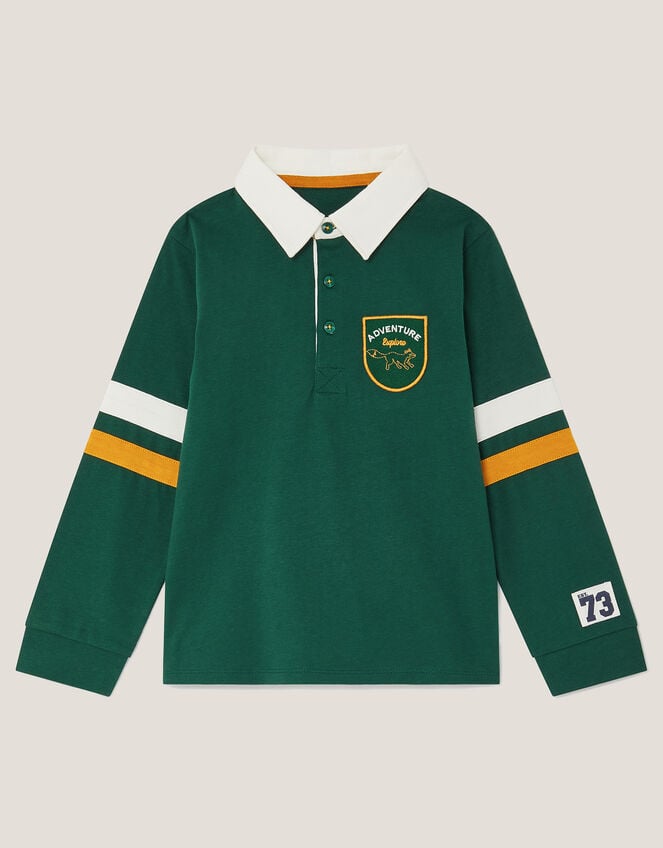 Adventure Logo Polo Shirt, Green (GREEN), large