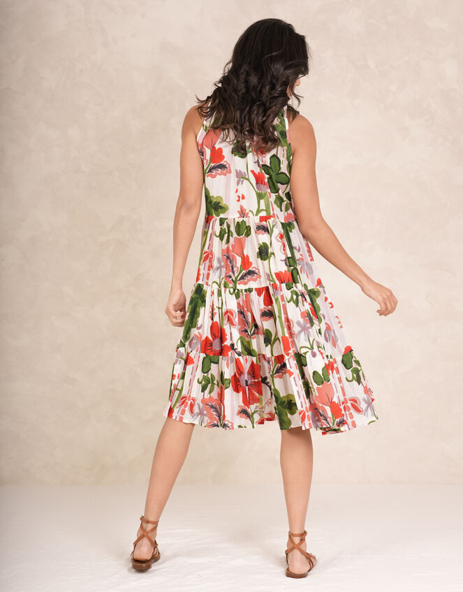 One Hundred Stars Poppy Print Swing Dress, Multi (MULTI), large