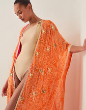 Abby Bandhani Sequin Beach Cover-Up, , large