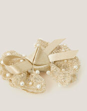Pearl Lace Bow Hair Clip, , large