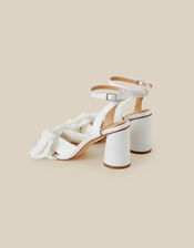 Block Heel Bow Heeled Sandals, Ivory (IVORY), large