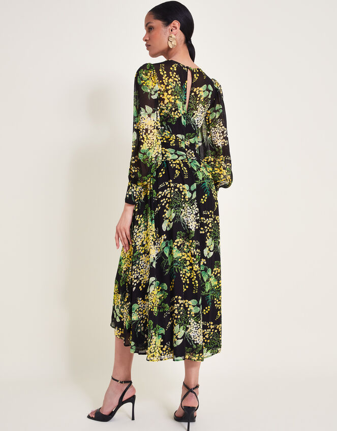 Valeria Print Dress Black | Evening Dresses | Monsoon Global.