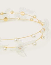 Pearl Butterfly Bridesmaid Headband , , large