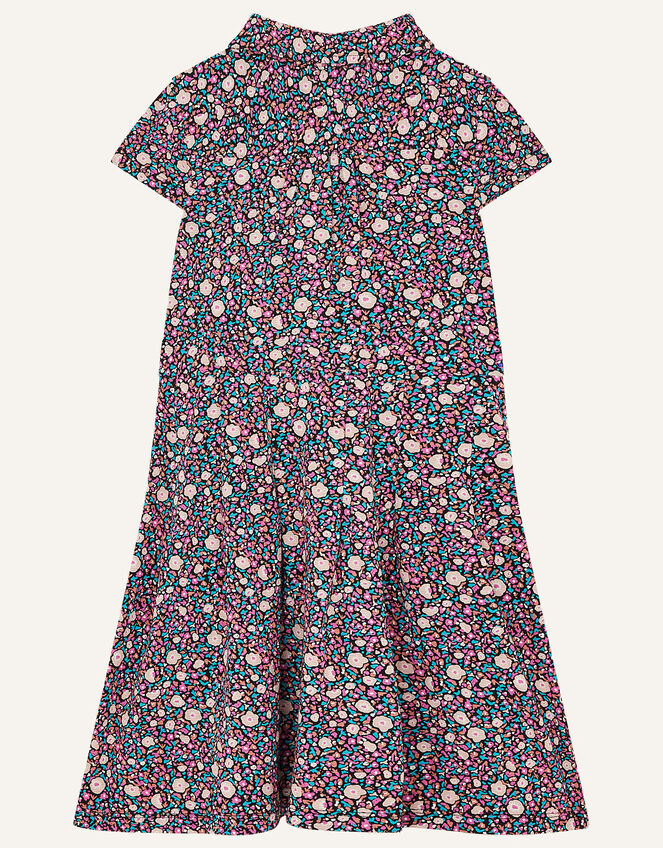 MINI ME Brittany Floral Shirt Dress, Orange (CORAL), large