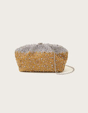 Ombre Hand-Beaded Clutch, , large