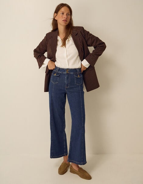 Renee Flared Jeans, Blue (INDIGO), large
