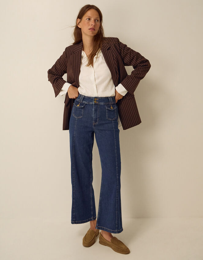 Renee Flared Jeans, Blue (INDIGO), large