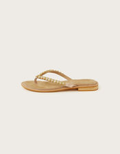 Easy Toe Post Sandals, Gold (GOLD), large