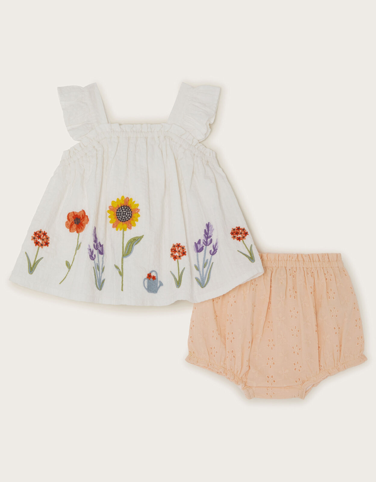 Newborn Sunflower Set Ivory Newborn Outfits Sets Monsoon ROI