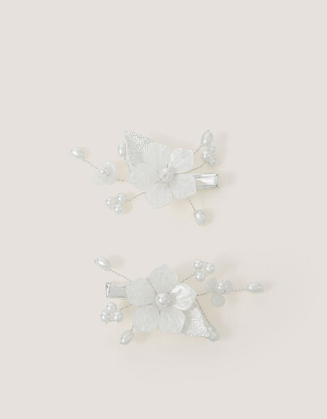 2-Pack Gardenia Flower Hair Clips, , large