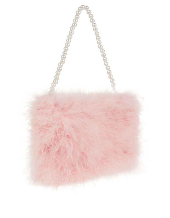 Molly Marabou Fluffy Bag, , large