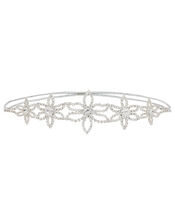 Diamanté Flower Bando, , large