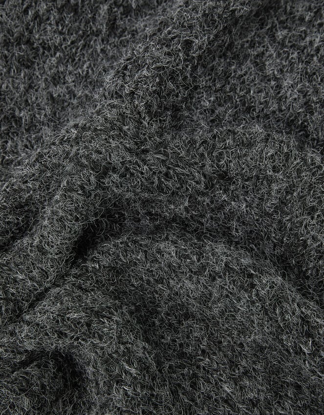 Tula Hooded Scarf, Grey (GREY), large
