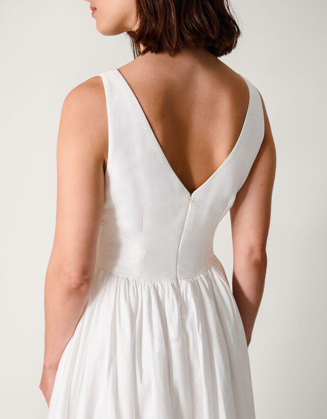 Colette Midi Wedding Dress, Ivory (IVORY), large