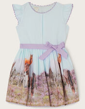 Wild Horse Dress WWF-UK Collaboration, Blue (PALE BLUE), large