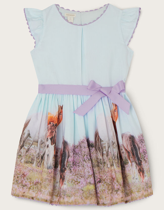 Wild Horse Dress WWF-UK Collaboration, Blue (PALE BLUE), large