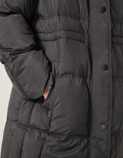 Molly Long Puffer Coat, Black (BLACK), large