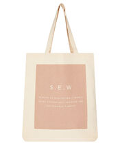 S.E.W Shopper Bag in Organic Cotton, , large
