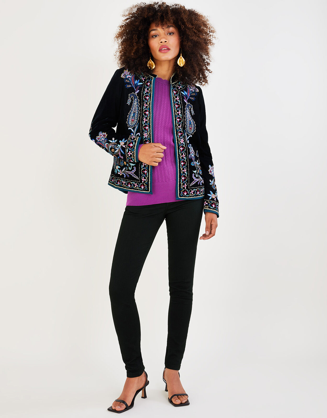 Monsoon embroidered jacket online