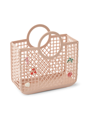 Liewood Charm Basket Bag, Pink (ROSE), large