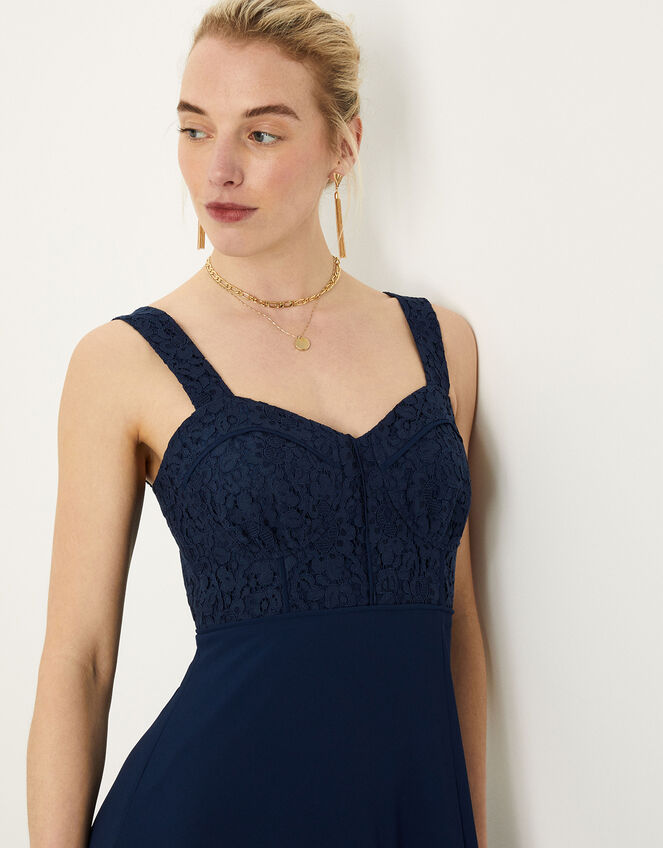 Lori Lace Maxi Dress, Blue (NAVY), large