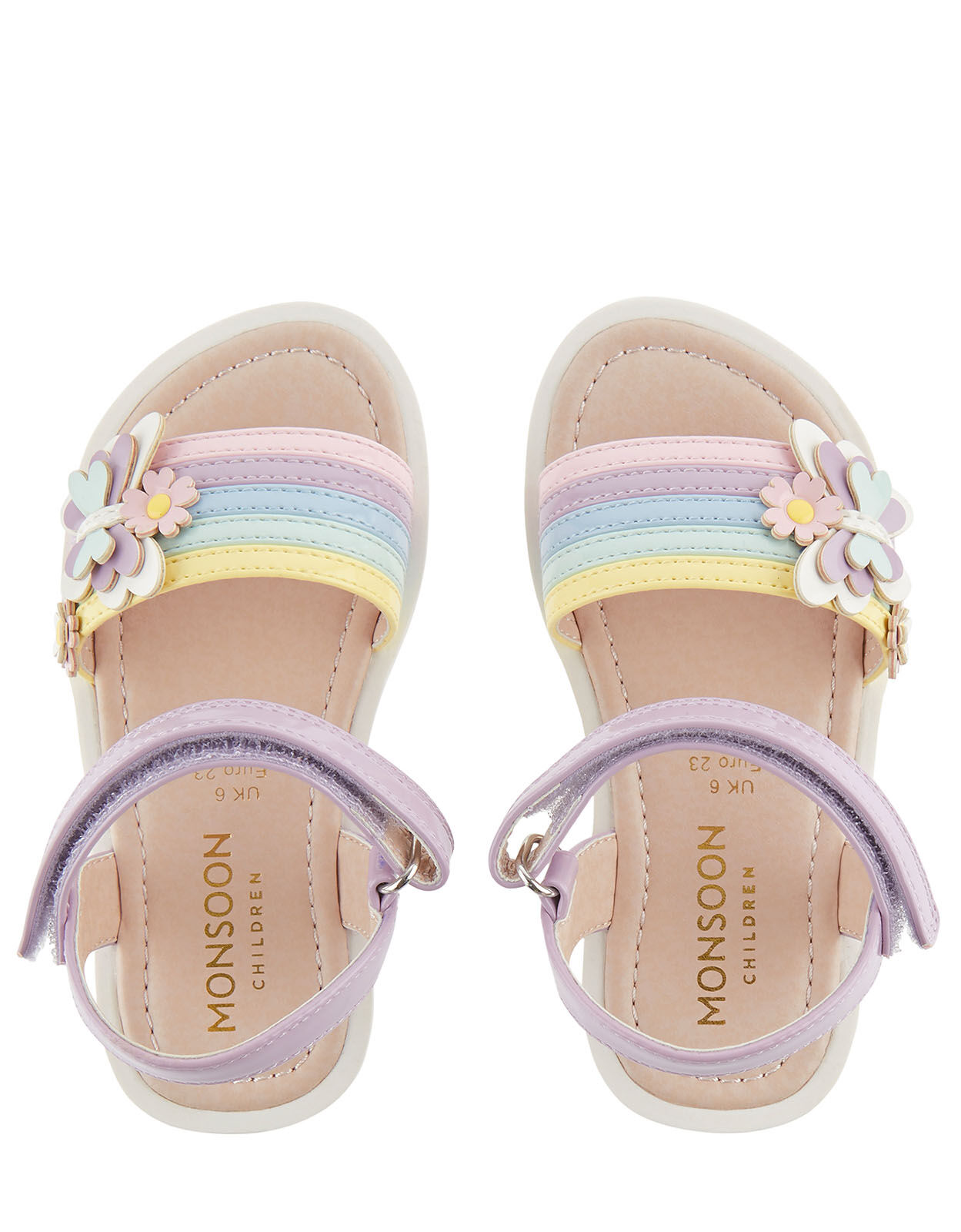 Baby Butterfly Rainbow Sandals Multi