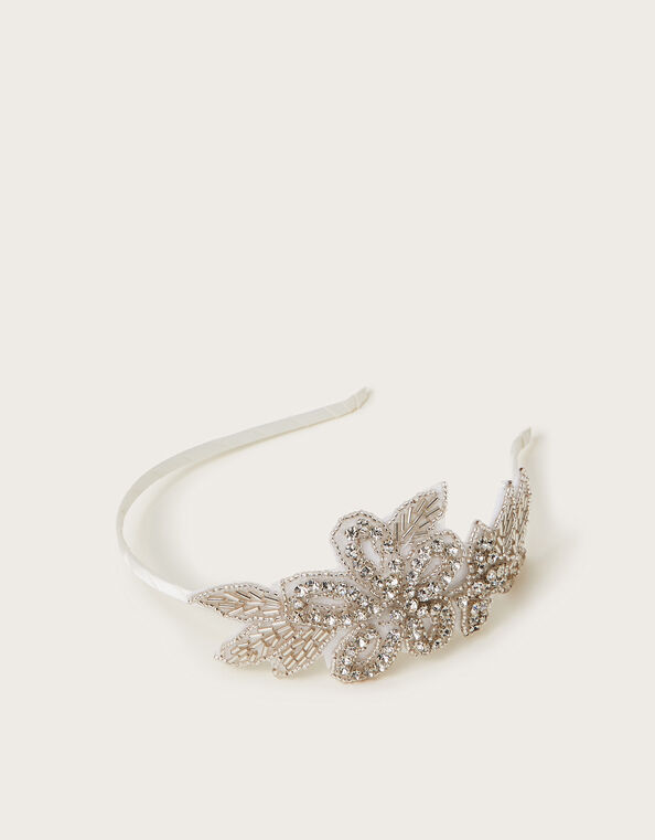 Embellished Flower Bridesmaid Headband, , large