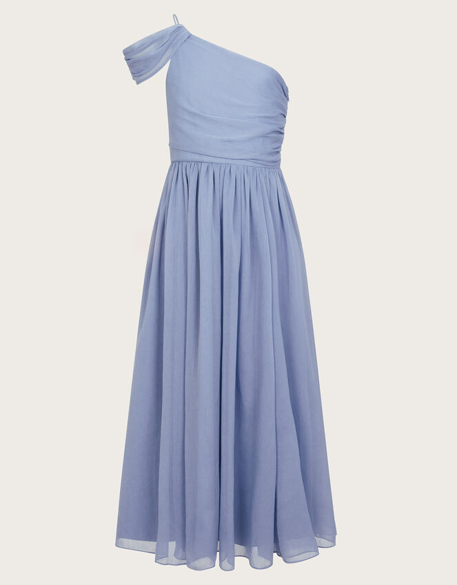 Texas One Shoulder Prom Dress, Blue (PALE BLUE), large