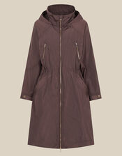 Rosalind Parka Jacket, Brown (CHOCOLATE), large